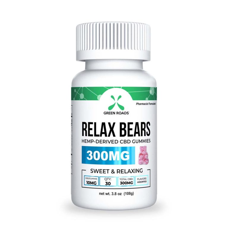 Green Roads CBD Relax Bears Gummies 300mg- Same Day Shipping- CBD Savage