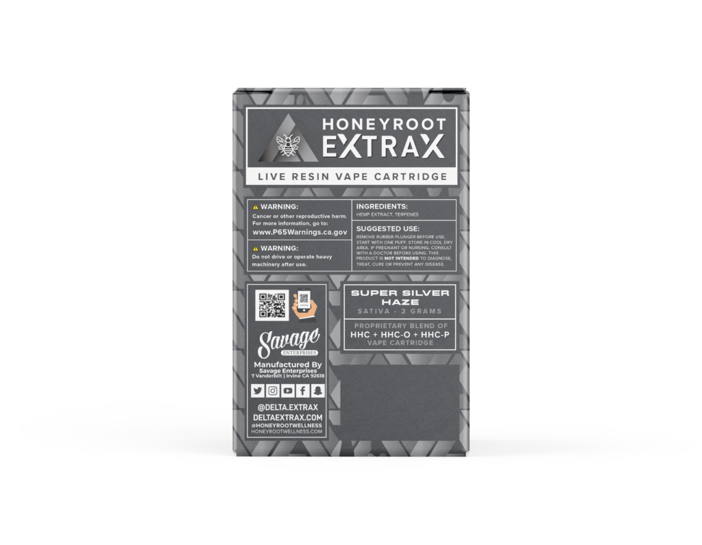 Honeyroot Extrax Live Resin Cartridges | 2 Grams - CBD Savage