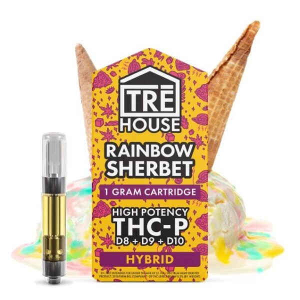 TRĒ-House-THC-P-Cartridges-1g-Rainbow-Sherbet