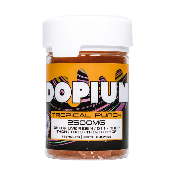 dopium gummies 2500 tropical punch