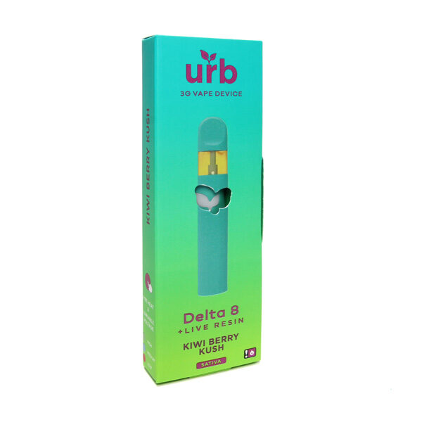 urb delta-8 live resin 3g vape kiwi berry kush