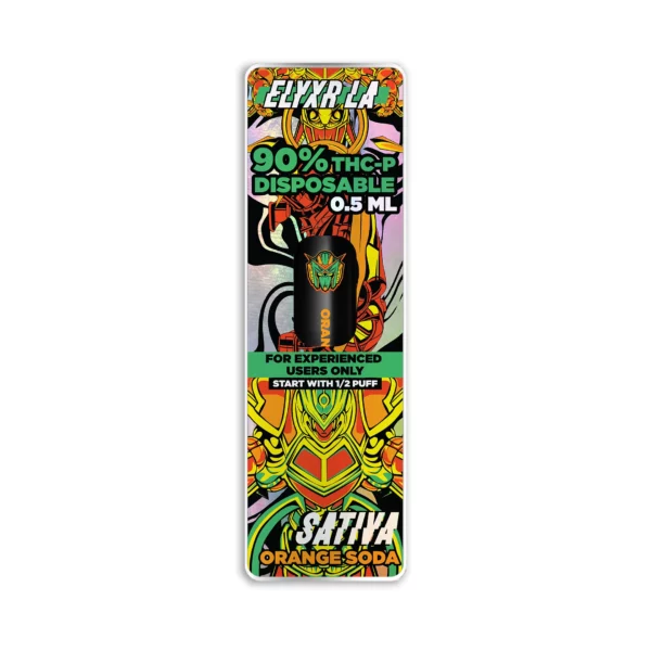 ELYXR 90% THC-P Disposable Vape 500mg Orange Soda