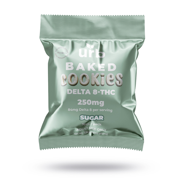 URB D8 Baked Cookies 250mg sugar