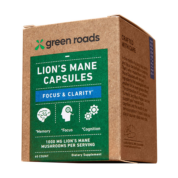 Green-Roads-Lion’s-Mane-Focus-Clarity-Mushroom-Capsules-60-Count