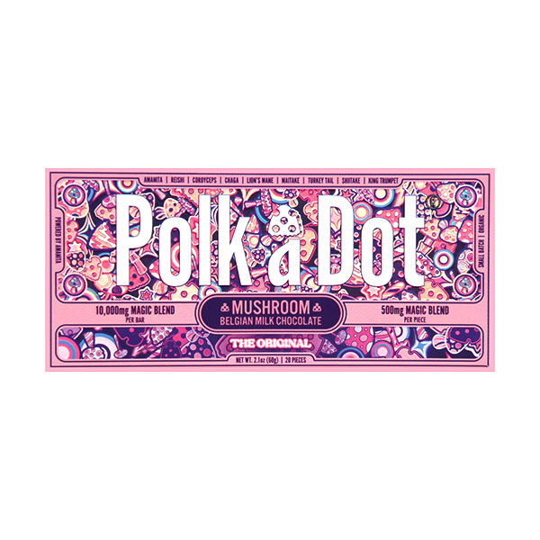 Polk A Dot Mushroom Blend Chocolate Bar 10000mg the original