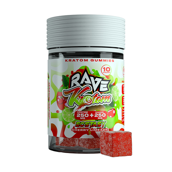 Rave-Ecstasy-Gummies-(10ct)-Cherry-Limeade-500mg