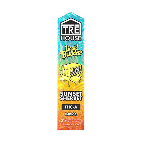 TRĒ House Liquid Budder THC-A Disposable 2g sunset sherbert