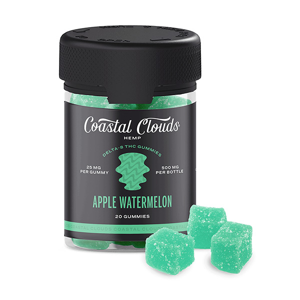 Coastal Clouds Delta-8 20ct Gummies apple watermelon