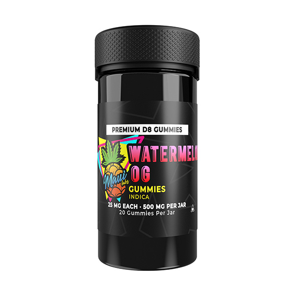 Maui Labs Strain Specific Delta 8 THC Gummies (20ct) 500mg watermelon og