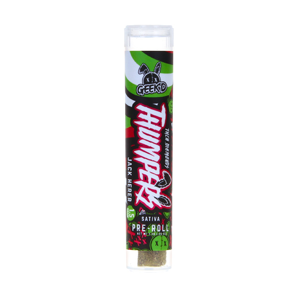 Geek'd Thumpers Pre Roll 1.5g jack herer