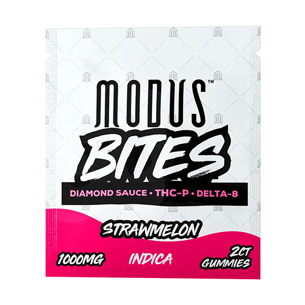 Modus Gummy Bites (2ct) 1000mg strawmelon