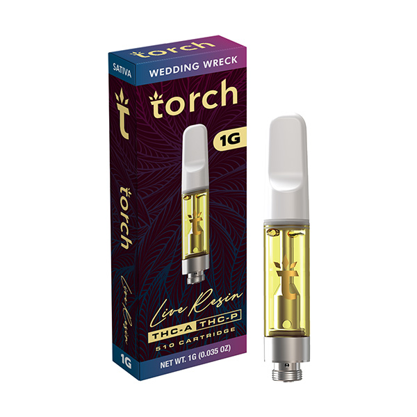 Torch Live Resin THC-A THC-P 510 Cartridge 1g Wedding Wreck