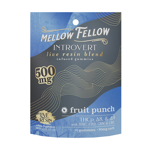 mellow-fellow-live-resin-500mg-gummies-Introvert-fruit-punch