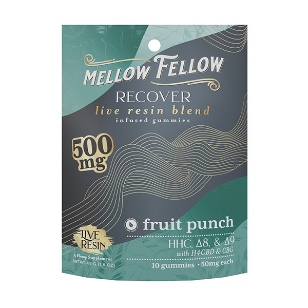 mellow-fellow-live-resin-500mg-gummies-Recover-fruit-punch