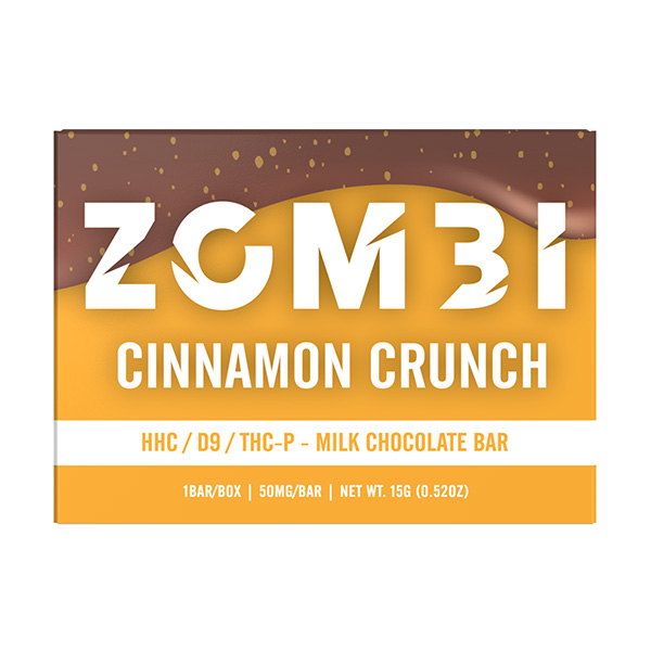 Zombi Mini Chocolate Bar 50mg cinnamon crunch