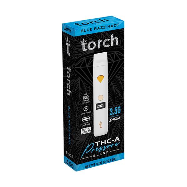 Torch-THCA-Pressure-Blend-Disposable-3.5g-Blue-Razz-Haze