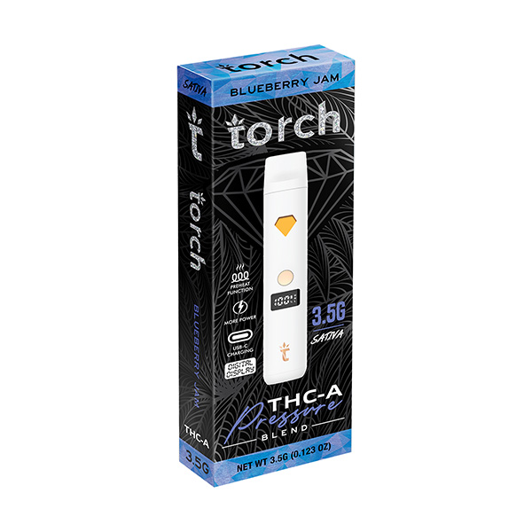 Torch-THCA-Pressure-Blend-Disposable-3.5g-Blueberry-Jam
