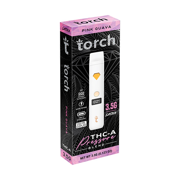 Torch-THCA-Pressure-Blend-Disposable-3.5g-Pink-Guava