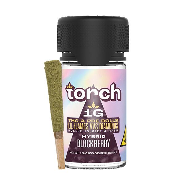 Torch-THC-A-Lil-Flames-VVS-Diamond-Pre-Rolls-(4ct)-4g-Blockberry