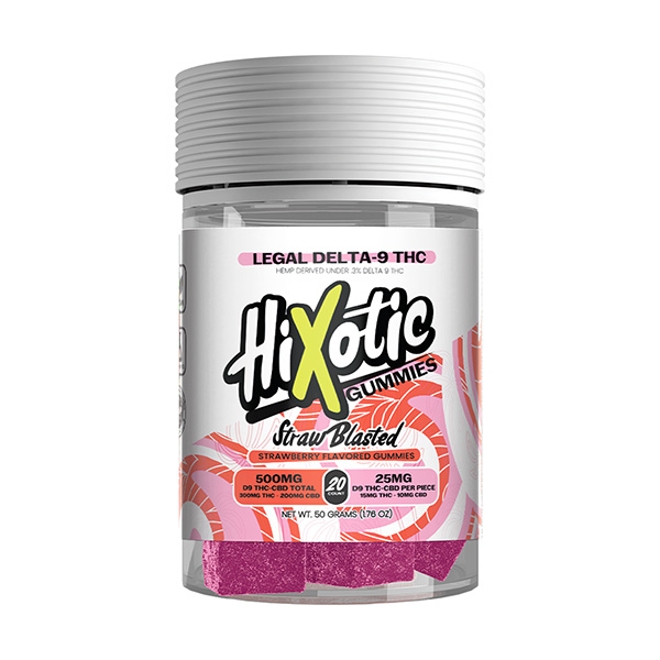 Hixotic-Delta-9-Gummies-Strawblasted-20-Count