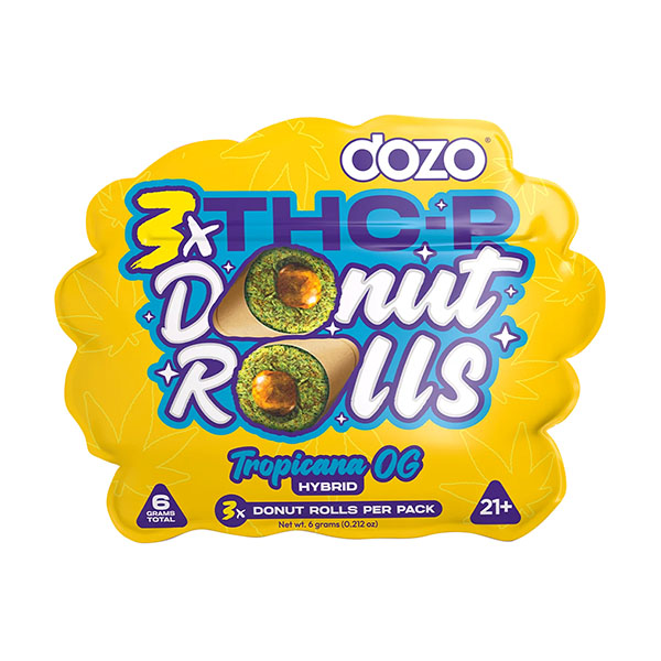 Dozo-THC-P-Donut-Pre-Rolls-(3ct)-6g-Tropicana-OG