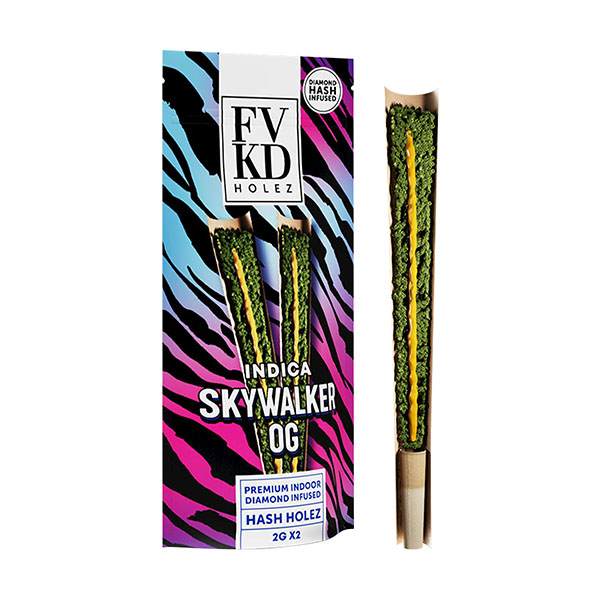 FVKD Diamond Hash Infused THCA Hash Holez Pre-Rolls | (2ct) 4g - Image 5