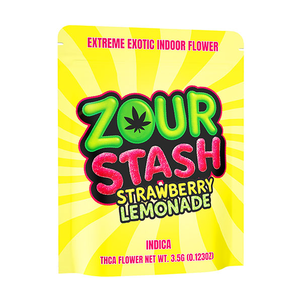 Zour-Stash-THCA-Exotic-Flower-3.5g-Strawberry-Lemonade