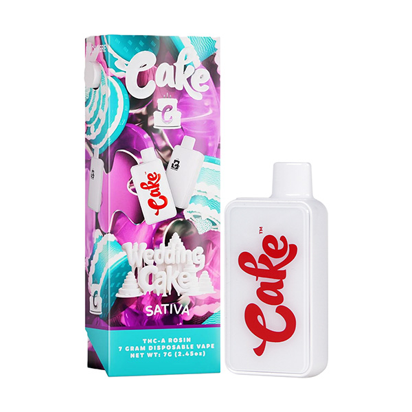 Cake-THC-A-Rosin-Disposable-Vape-7g-Wedding-Cake