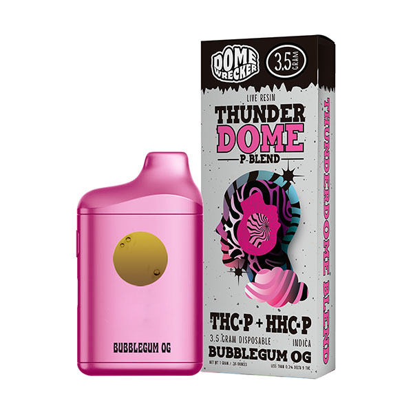 Dome-Wrecker-Thunder-Dome-P-Blend-Disposable-3.5g-Bubblegum-OG