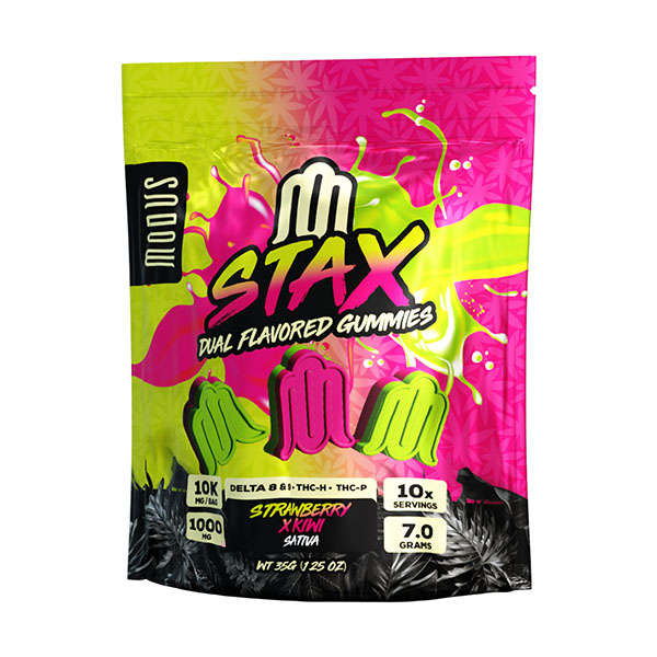 Modus-Stax-Dual-Flavored-Gummies-(10ct)-10000mg-Strawberry-x-Kiwi