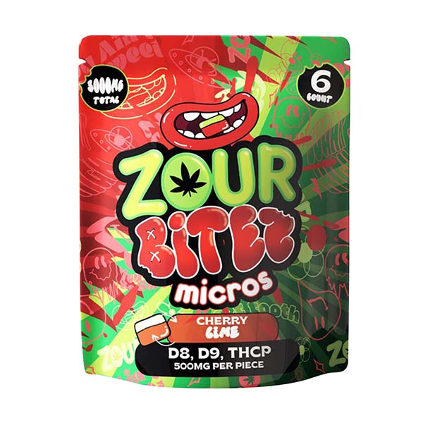 Zour-Bitez-Micros-(6ct)-3000mg-Cherry-Lime