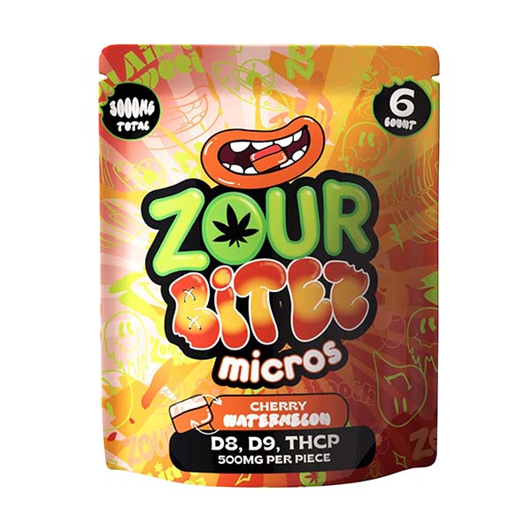 Zour-Bitez-Micros-(6ct)-3000mg-Cherry-Watermelon