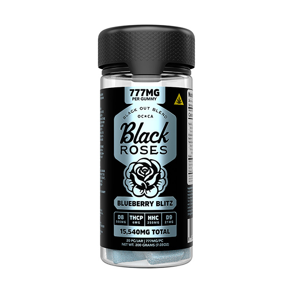 Black-Roses-Black-Out-Blend-Gummies-(20ct)-15540mg-Blueberry-Blitz