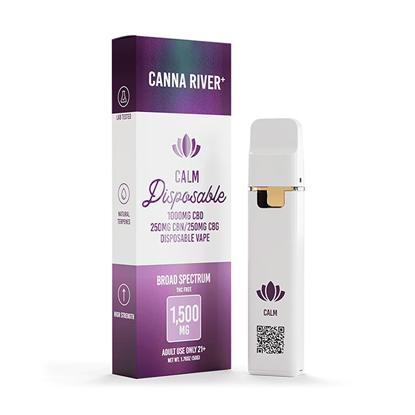 Canna River CBD Calm Broad Spectrum Disposable