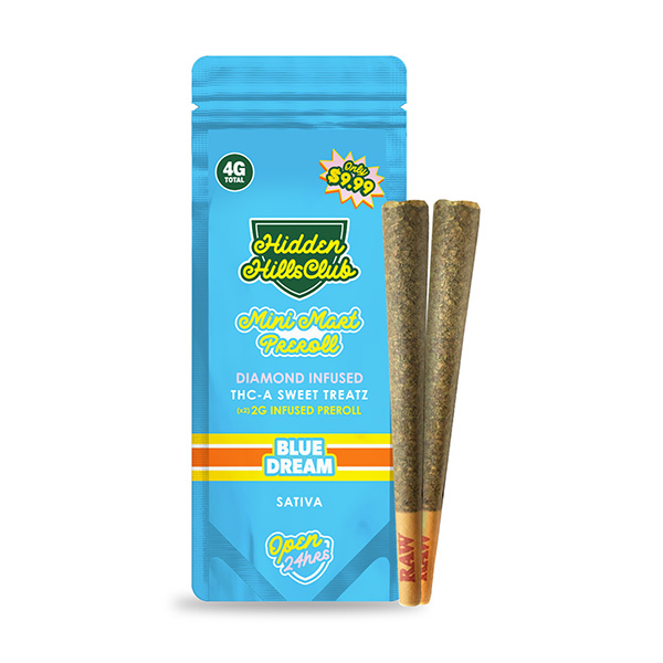 Hidden-Hills-Mini-Mart-Pre-Rolls-(2ct)-4g-Blue-Dream