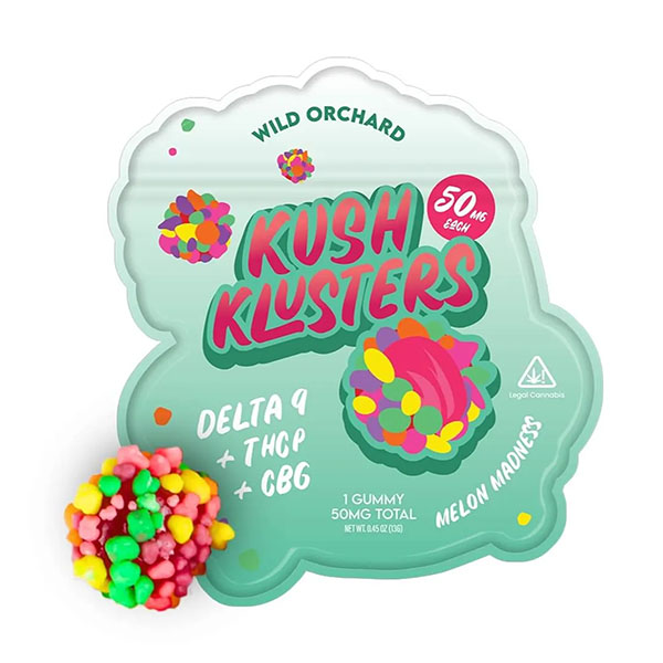 Wild Orchard Kush Klusters D9 + THCp Gummies - Image 9