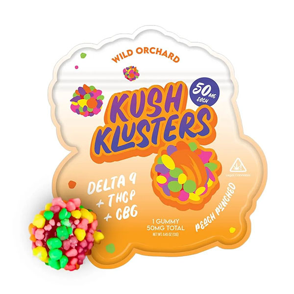 Wild Orchard Kush Klusters D9 + THCp Gummies - Image 6