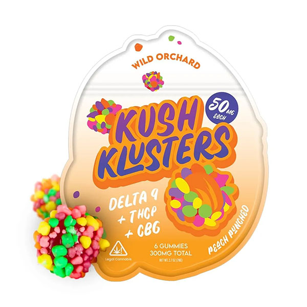 Wild Orchard Kush Klusters D9 + THCp Gummies - Image 7
