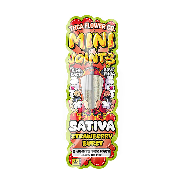 Elyxr-THCA-Flower-Co-Mini-Joints-2-Count-Strawberry-Burst