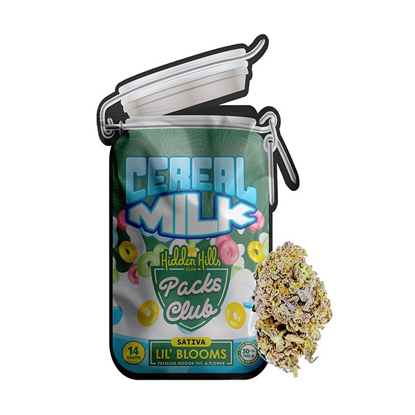 Hidden-Hills-Lil’-Blooms-THC-A-Flower-14g-Cereal-Milk