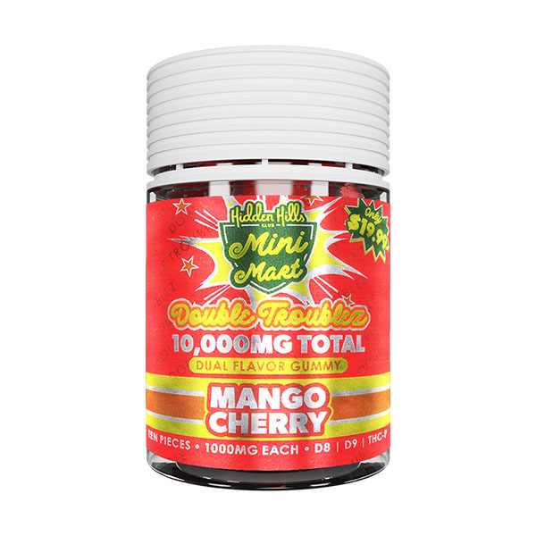 Hidden-Hills-Mini-Mart-Dual-Gummies-(10ct)-10000mg-Mango-Cherry