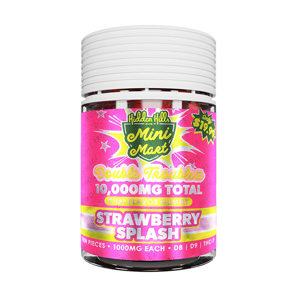 Hidden-Hills-Mini-Mart-Dual-Gummies-(10ct)-10000mg-Strawberry-Splash
