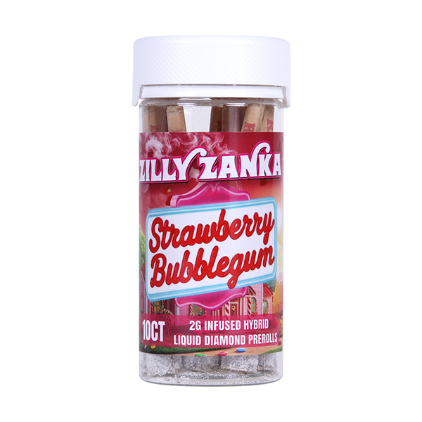 Zilly-Zanka-Liquid-Diamond-Pre-Rolls-(10ct)-20g-Strawberry-Bubblegum