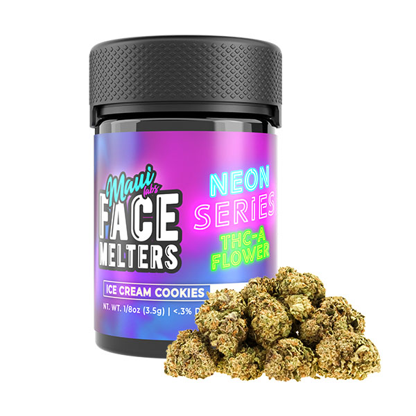 Maui-Labs-Face-Melters-Neon-Series-THC-A-Flower-3.5g-Ice-Cream-Cookies