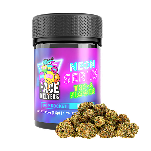 Maui-Labs-Face-Melters-Neon-Series-THC-A-Flower-3.5g-Pop-Rocket