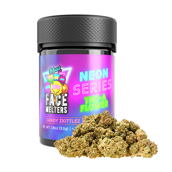 Maui-Labs-Face-Melters-Neon-Series-THC-A-Flower-3.5g-Candy-Zkittlez