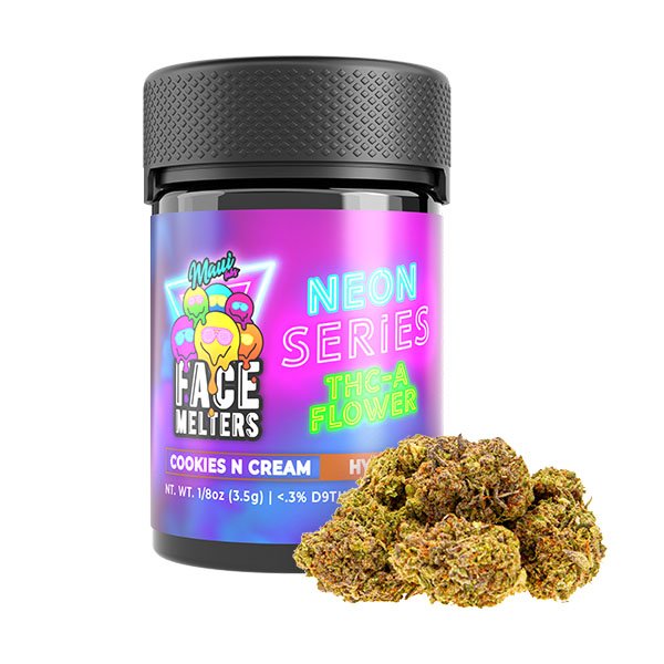 Maui-Labs-Face-Melters-Neon-Series-THC-A-Flower-3.5g-Cookies-n-Cream
