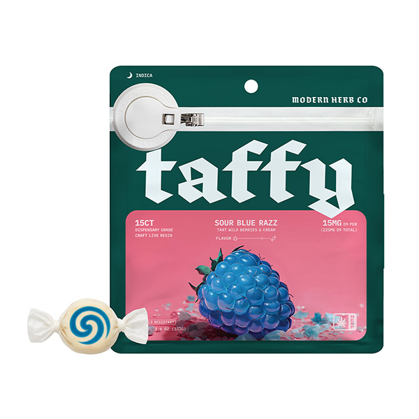 Modern-Herb-Co-D9-Taffies-(15ct)-225mg-Sour-Blue-Razz