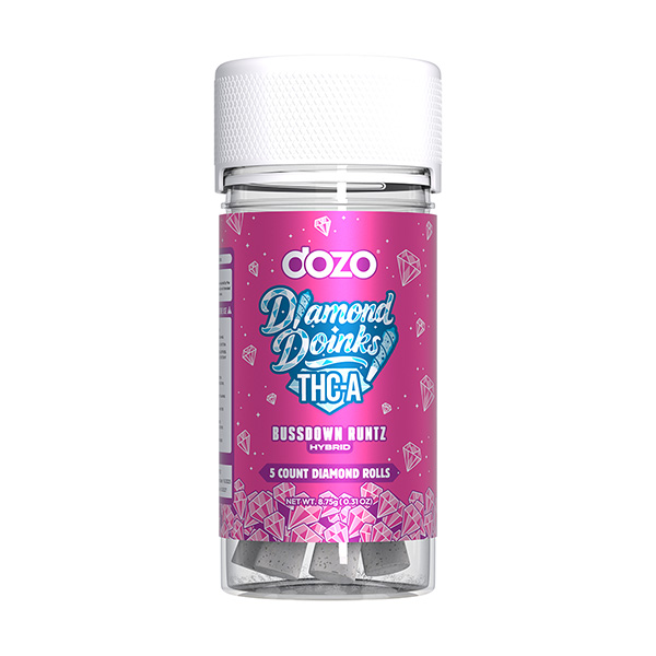 Dozo-Diamond-Doinks-THC-A-Pre-Rolls-(5ct)-8.75g-Bussdown-Runtz