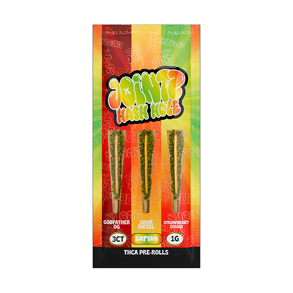 Ocho-Trip-Sugar-THCA-Jointz-Hash-Hole-(3ct)-3g-Godfather-OG-x-Sour-Diesel-x-Strawberry-Cough